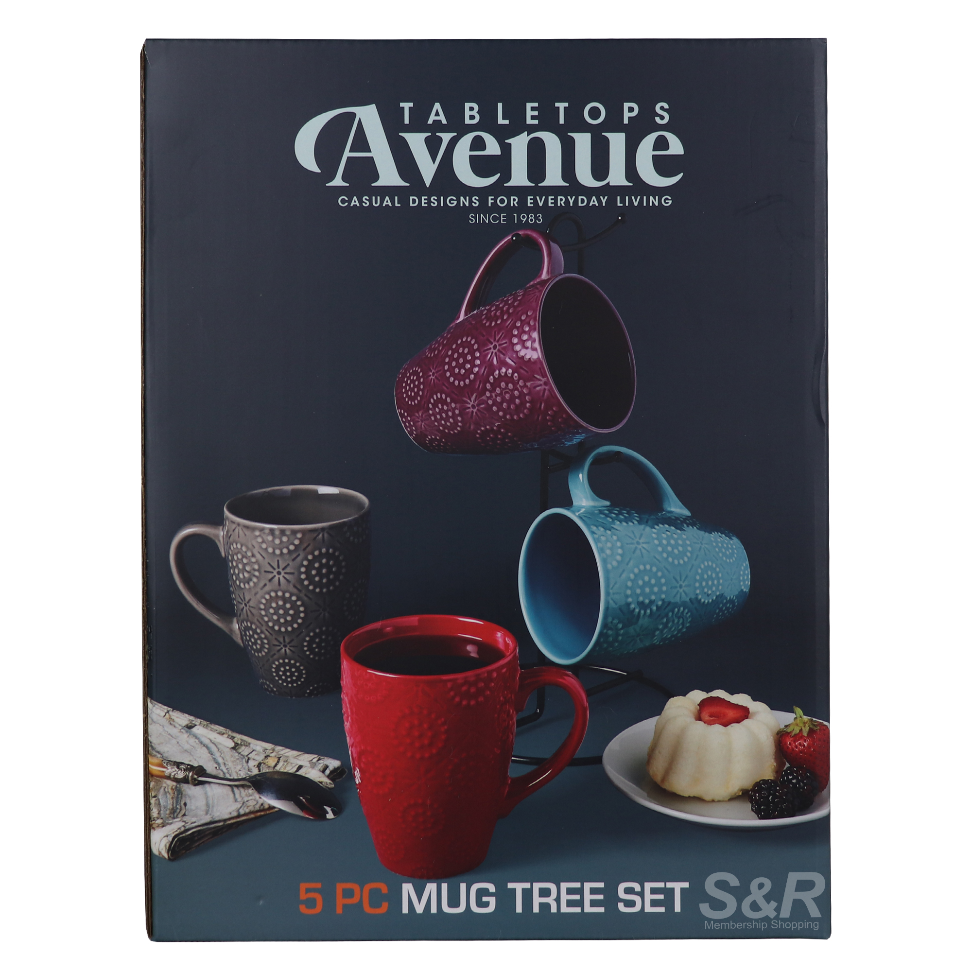 Avenue Tabletops Mug Tree 5pc set Avenue Tabletops Mug Tree 5pc set